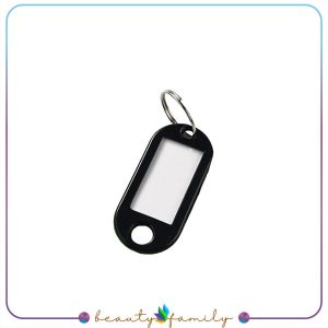 BF-C1102 Tag Gantungan Kunci Label Nama Ganci Plastik / Keychain Ring Name Tag Key Ring / Gantungan