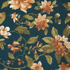 LOZUJOJU Home Decor 70-80% blackout thick curtains and tulle for sale large floral print curtains for office famous hotel balcony 1 pcs