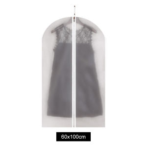 [Singaporean seller  Ready Stock] Clothes Organizer Storage Bag Garment Cover Bag Suit Dress Overcoat Jacket Dustproof Plastic Cover For Cloth Storage Protector Garment Bags CNY Gift Present