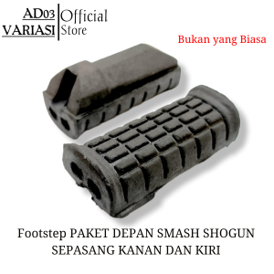 footstep Depan dan belakang smash shogun suzuki dll bahan karet dan pipa besi tebal sesuai harga