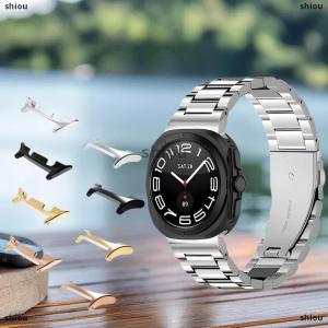 [COD] shiou อะแดปเตอร์22มม. 1คู่สำหรับ Samsung Galaxy Watch 8สายนาฬิกาเชื่อมต่อสร้อยข้อมืออุปกรณ์เสริมสแตนเลส