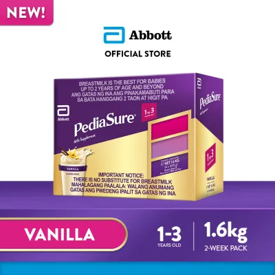 Pediasure Vanilla 1.6kg for Kids 1-3 Years Old Milk Supplement Powder