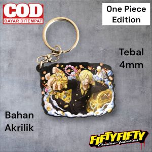 Gantung Kunci Karakter One Piece Ganci Karakter Sanji 02 bahan Akrilik
