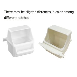 ER52858 High Quality Plastic Food Cup For Peony Bird Starling Parrot Bird Cage Accessories Parakeet Water Dispenser Bird Feeder Bird Cage Food Box Parrot Food Box