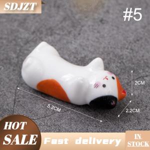 SDJZT Giá để đũa bằng gốm hình mèo may mắn Nhật Bản phong phú dễ thương đồ thủ công cho mèo con đồ trang sức gia dụng cho mèo con
