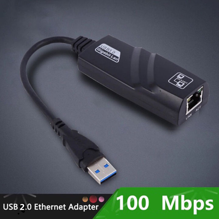 llogashop USB 2.0 To 100 Mbps Gigabit RJ45 Ethernet LAN Network Adapter ...