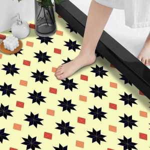 Giấy dán tường sàn tự dính dày không chịu mặc trượt nhà vệ sinh nhà bếp căn hộ Miếng Dán Sàn chống thấm mặt đất chống bẩn