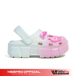 Wespro Rainbow Sandal Selop Anak Perempuan Tk Sd Ringan Sendal Anak-anak Cewe Baim Slop 30-35