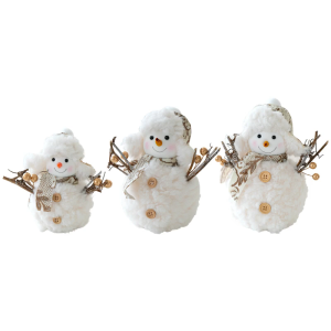 Lovely Christmas Snowman Ornaments Cartoon Christmas Snowman Decorations For Wedding Party Indoor Garden Outdoor Use