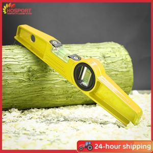 【HOSPORT】Two Lines Horizontal Ruler Aluminium Shell Portable Spirit Level Tool Fall Protection Instruments for Medicine Industrial