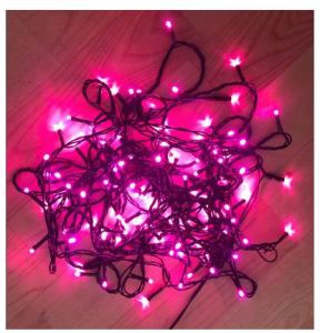 Dây đèn nháy chớp nhấp nháy LED trang trí 20m 50m Trắng Vàng Hồng Xanh Dương xanh Lá