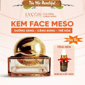 [MUA 1 TẶNG 1] Kem Face Meso Tế Bào Gốc Pure Geneso Advanced Cream Lycos 20g: Sáng mịn bật tone