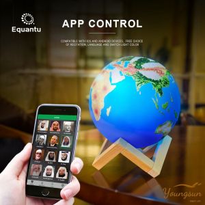 New Azan Quran Speaker Earth Lamp Muslim Bluetooth Speakers Wireless Muslim Night Light Speakers Quran Speakers