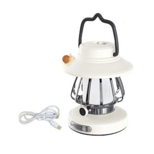 ที่โคมไฟสะดวกสบายเต็นท์แขวนไฟ LED สำหรับตั้งแคมป์กลางแจ้งไฟกลางคืนชาร์จสำหรับการตั้งแคมป์และใช้ในร่ม