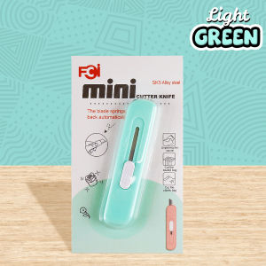 FCI Mini Cutter Knife Alloy Steel Utility Cutter Small Paper Cutter for Kraft Package Sealing Bag Cutting Stationery Supplies 1pc