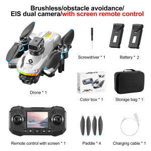 New S160 Brushless Drone With Screen Display 4K HD Drone Obstacle Avoidance Positioning Drone