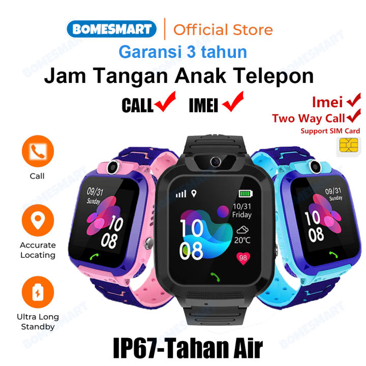 Anti Air Jam tangan anak untuk telepon anak Gps Digital Smartwatch anak