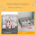 รั้วกั้นสุนัข DIY รั้วกั้นสุนัข คอกกั้นสัตว์ บ้านหนูแกสบี้ กรง diy กรงสุนัข กรงกระต่าย กรงหมา. 