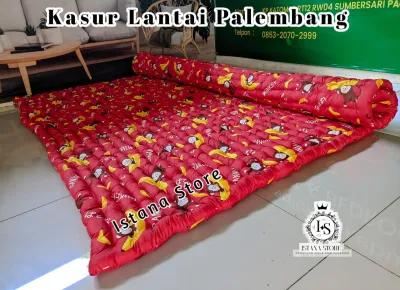 Kasur Lantai Lipat Palembang Motif Varian Ukuran 1 Sampai 5 Orang Tebal Lembut Empuk Tahan Kempes