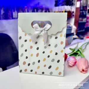 (Sz 12.5x16x6cm) Túi Giấy Đựng Quà Tặng Có Nắp Nhiều Kiểu Nhiều Hình Khác Nhau Phụ Kiện Bữa Tiệc Ngày Lễ