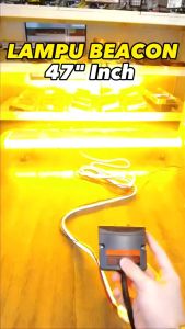 LOSERI PREMIUM Truck/Lori led 47 inch beacon warning light led 47 inch 96 led car strobe light emergency flash Alsesori Lori