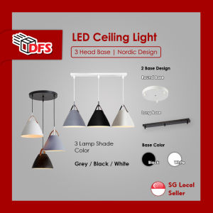 DFS Nordic Modern Simple Design Pendant/Hanging Light/Leather Design (Exclude E27 Bulb)