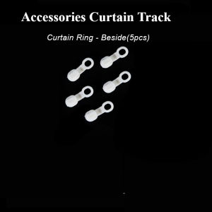 Accessories Curtain Track Ring Above Beside Punch Free Paste Slide Rail Self-Adhesive No Need To Punch Holes HMart