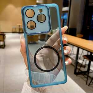 Promo Case Tecno Spark 20 / Spark 20C / Spark GO 2024  Clear Shockproof For Magsafe Magnetic Silicon Cover