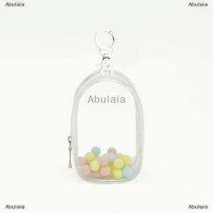 [COD] Abulaia Jewelry Organizer Transparent Storage Box Pouch Mystery Box Keychain Bag Storage Case Thicken Wallet Cute Doll Bag Organization