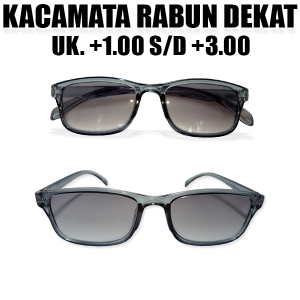 KACAMATA BACA PLUS LENSA GELAP PRIA DAN WANITA KACAMATA LENSA FULL PLUS +1.00 SAMPAI +3.00