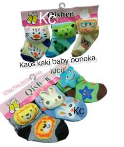 Kaos Kaki Anak Bayi Karakter Boneka Lucu Kaus Kaki Kartun Fashion / Baby Socks Import