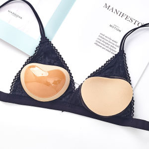 OK Bra Women Non-slip Super Thick Invisible Silicone Bra Pad Bikini Push-up Thick Comfortable Breathable Sponge