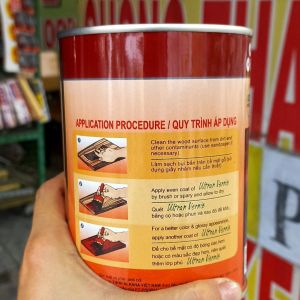Vẹc niSơn Dầu Bóng Có Màu Cao Cấp Cho Đồ Gỗ Nội Thất PROPAN 800ml- Vẹc ni Màu Bóng Sáng Vàng NhạtCánh GiánNâu nhạtNâu ĐậmNâu đỏ