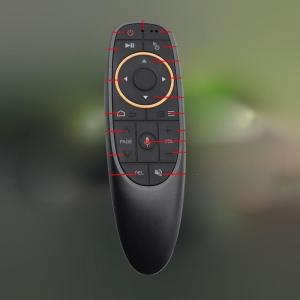 YAFEN GAMINJA G10S Air Mouse Voice Remote Control 2.4G Wireless Gyroscope IR Learning For H96 MAX X88 PRO X96 MAX Android TV Box HK1
