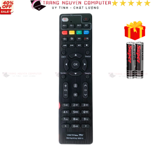 Remote điều khiển đầu thu truyền hình Viettel Mã 03 - Tặng kèm pin - Trang Nguyễn Computer