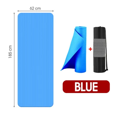 Yoga Mat Thickened TPE 10MM Non Slip Workout Exercise Fitness Tasteless Beginners