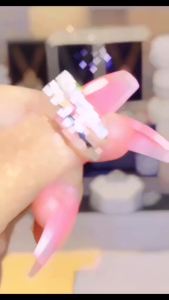 N04{มีใบเซอร์ GRA รับรอง}แหวนคู่เพชรโมอีส 0.05 กะรัต เรียบหรู ปรับไซส์แหวนได้ ของขวัญวันเกิดครบรอบ