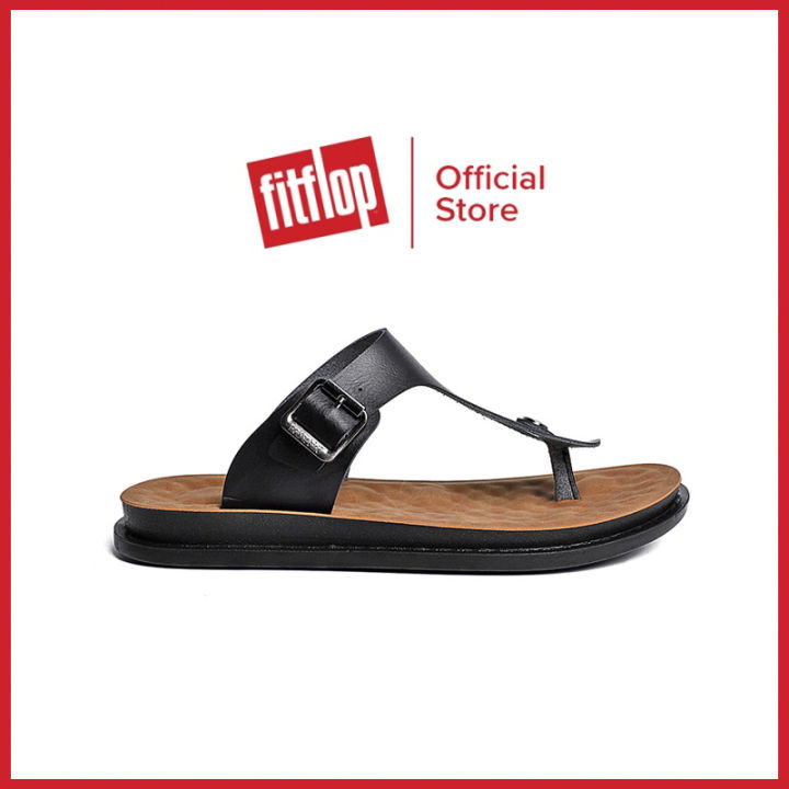 FitFlop TRAKK II Men's Buckle Nubuck Toe-Posts Flip Flops Summer
