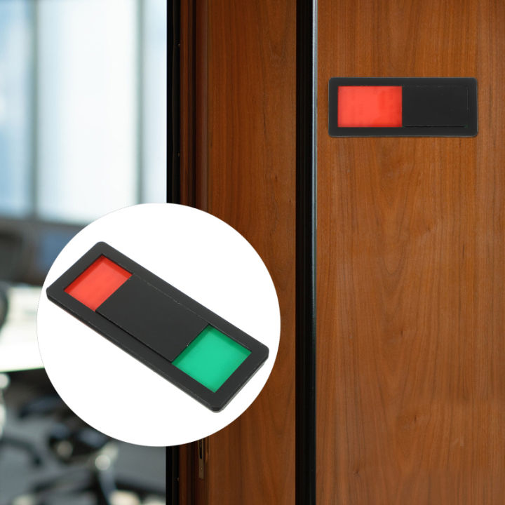 Lockable Slider Sign DWDYMALL Indicator Sign Magnetic Slider Sign Door Signboard Privacy ...
