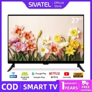 Sivatel Smart Digital 27 inch Android TV Full HD LED/LCD 27 inch TV Digital Android 12.0 Televisi