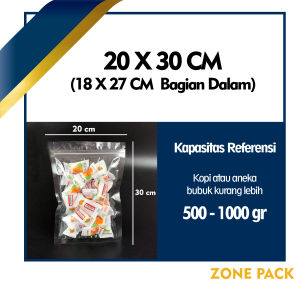 [10 PCS]  Plastik Klip Bening | Plastik Kemasan Makanan | Ziplock Flat Transparant | Plastik Ziplock Snack | Plastik Klip Cemilan