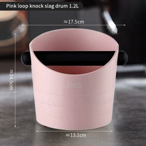 BINCOO Coffee Powder Bucket Espresso Machine Matching Handle Knock Dregs Bucket Desktop Storage Box 1.2L