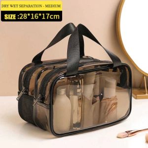 Cosmetic Bag Storage Transparent Bag Pvc Make up Bag Waterproof Large Travel Makeup Pouch Organizer