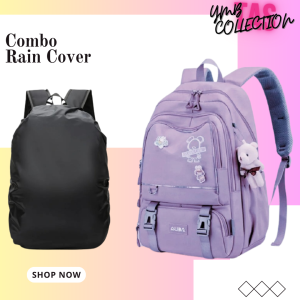 Diskon Termurah Tas Ransel Terbaru ALIDA Combo Rain Cover Tas Ransel Anak Sekolah SD SMP SMA/Tas Ransel Anak Perempuan/Tas Ransel Anak Terbaru 2023/Tas Ransel Anak Krakter/Tas Ransel Anak Murah/Tas Ransel Anak Korea
