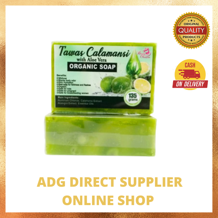 Beauty Obsession Tawas Calamansi With Aloe Vera Organic Soap Whitens