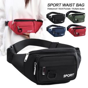 Mens Fanny Packs Casual Sports Belt Bags Outdoor Waterproof Waist Pack Large-capacity Crossbody Sling Bag Hiking Chest Bag for Women