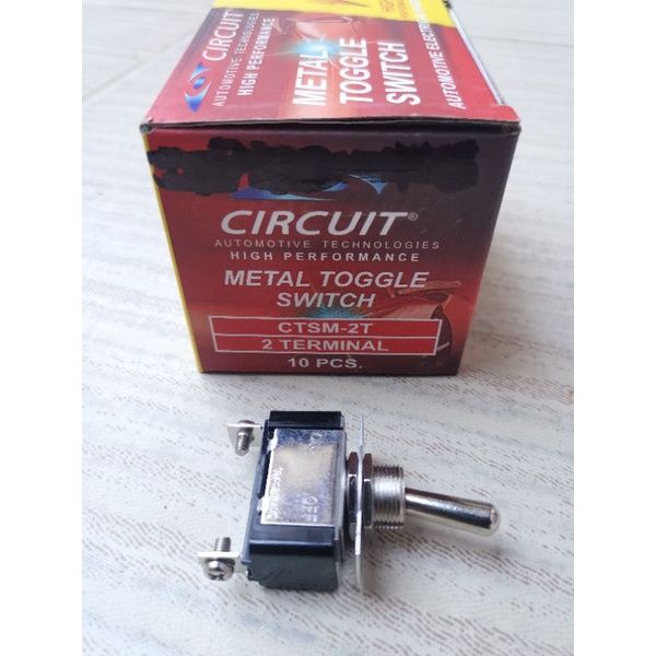 Terminal Box Toggle Switch Toggle Switch 2 Terminal CTSM-2T Circuit | Lazada PH