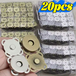 【10 Pairs】Magnetic Snap Button For DIY Handbag Purse Leather Craft Magnetic Clasps Replacement