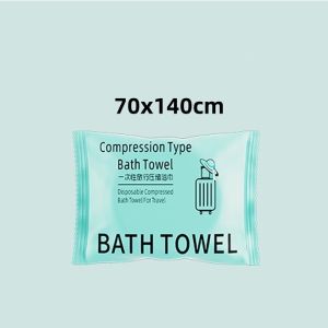 Travel Quick Dry Compressed Disposable Bath Towel 70x140cm | Portable Shower Towel for Outdoor Camping