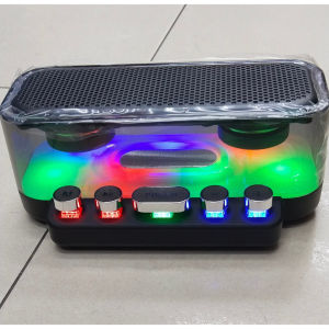 🎵COD+original+Ready Stock🎵New Z6 bluetooth speaker glass luminescent RGB lights wireless speaker stereo sound quality clear 10W high power sub